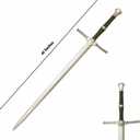 41 Inch Medieval Foam Hunting Long Sword for Cosplay LARP Costume Halloween