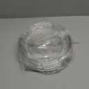 LAMU 2 Pack 2 Tier Lazy Susan Turntable Organizer 9.25'' Rotating Spice Rack Organization for Cabinet, Kitchen, Pantry, Countertop, Bathroom, Vanity, Medicine Cabinet Organizer, Clear