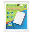 TICONN 2PK Plastic Mattress Bag for Moving Storage, Waterproof Mattress Protector Cover, Heavy-Duty Mattress Moving Supplies (3 mil, King)