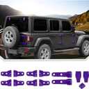 JeCar 13pcs Full Set Purple Door Hinge Cover Trim Kit for 2018-2025 2026+ Jeep Wrangler JL 4 Door
, Purple
