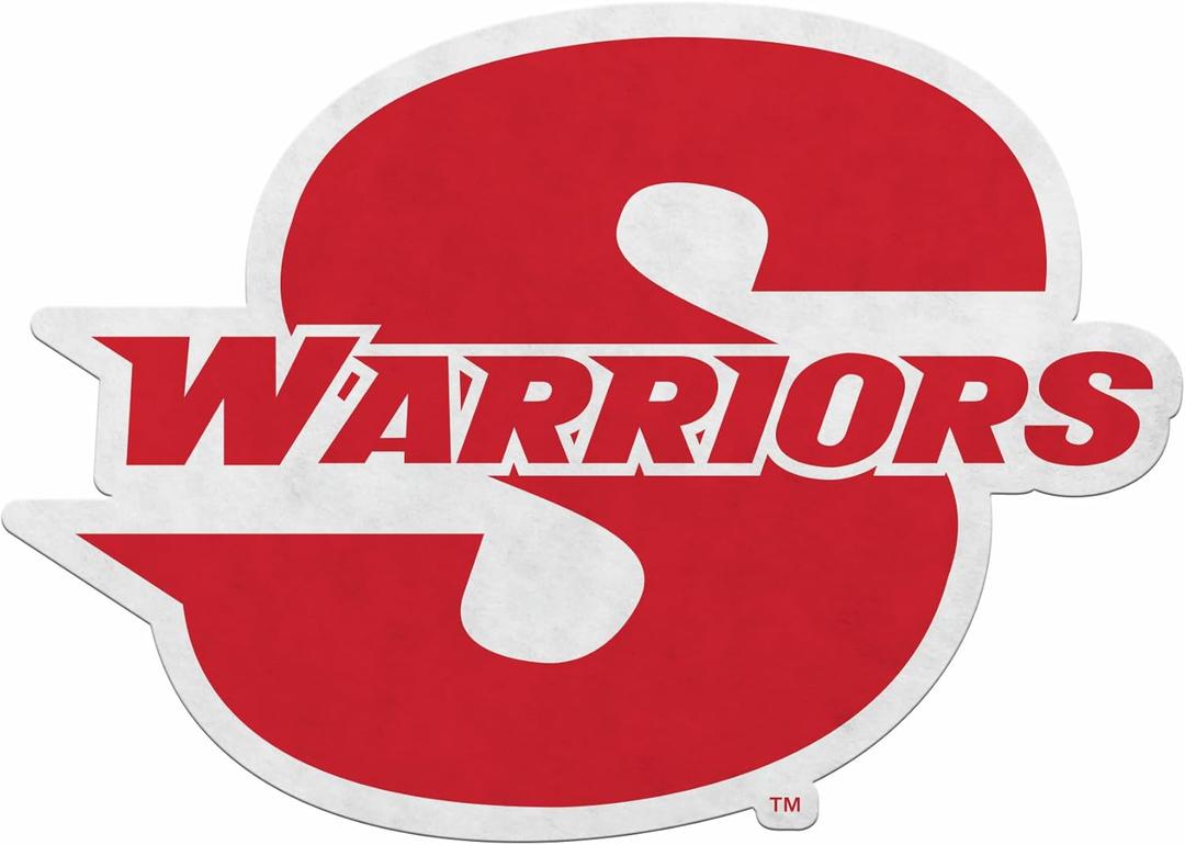 Rico Industries NCAA Cal State-Stanislaus Warriors Primary Shape Cut Pennant - Home and Living Room Dcor - Soft Felt EZ to Hang