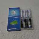 8 Pack Replacement Heads Compatible with Oral B iO Toothbrushes, Brush Heads for Oral-B iO 2/3/4/5/6/7/8/9/10/7G Series, with Covers, Black+White (Multi Colored)