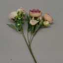 Floroom Ranunculus Artificial Flowers 18 Pcs Champagne Faux Silk Mini Ranunculus Bulk Fake Wedding Filler Flowers for DIY Cream Bouquets, Centerpieces, Bridal Shower Decorations & Arrangements