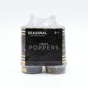 2 x Seasonal Celebrations Twist Poppers