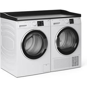 Washer Dryer Countertop 54" W x 27.5"D Washer Dryer Topper with Non-Slip Pads Laundry Countertop for Laundry Room Organization and Storage, Black