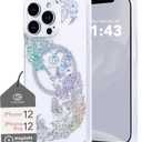 Cocomii - Rectangle Case Compatible with iPhone 12/12 Pro - Compatible with MagSafe, Fashion Forward Design, Timeless Pattern, Magnetic Phone Case for iPhone 12/12 Pro 6.1 inch, Holographic (Paradise)