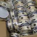 50 Pcs 4 Inch Wedding Tambourine Bulk Drum for Adults Hand Held Percussion Gift Wood Metal Jingles Musical Educational Drum Instrument for Church Wedding Party Favor