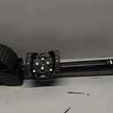 8-inch Wheel Trailer Jack, 13" Vertical Movement, 2000 lbs, for RV, Boat, Trailer and More, Black