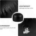 Inflatable Hat Display: Black Plastic Hat Holder Round Portable Hat Holder for Rack Multiple Hats