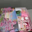 JUKUDAHU 4-Story Villa Playset for Girls Ages 3-8 - 11 Rooms, 2 Dolls, 11 Rooms with 31 Accessories