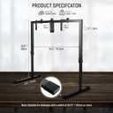 NEEWER Overhead Camera Mount Rig for Top Down Shots, Heavy Duty Steel Tabletop Mount Stand Multi Device Platform for Flat Lay Photography Lighting Cooking Drawing Crafts, For Desks3.3'/1m Long, ST100