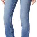 WallFlower Bling Back Pocket Bootcut Jeans for Women, Luscious Curvy Fit, Embellished Mid-Rise Insta Stretch Denim (7, Veronica)