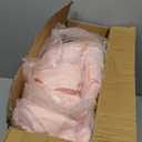 little dove Large Bed Canopy with Star Lights, Double Layer Canopy for Bed, Princess Play Tent for Girls Room, Breathable Bed Curtain for Children Reading Nook, Machine Washable, 40''x 106'', Pink