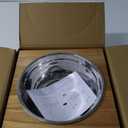 Elevated Dog Bowls Large Breed, 15"-20.5" H 4500ML Raised Dog Bowls for Large Extra Large Dogs, Bamboo Bowl Elevated with Stainless Steel Bowl, Metal Stand Adjustable Dogs Feeder