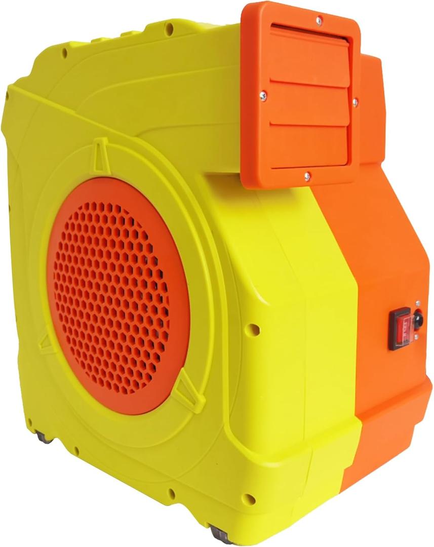 Bounce House Blower, Dual - Mode 1300W / 1600W, 1.7HP & 2.1HP Dual Speed Commercial Air Blower with Great Heat Dissipation Properties, Super Strong Wind for Bouncy Castle, Jump Slides, Inflatables