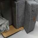 EHEYCIGA Dog Stairs for Bed 18" H, 4-Step Dog Steps for High Bed, Pet Steps for Small Dogs and Cats, Non-Slip Balanced Pet Ramp Indoor, Grey