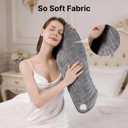 Heating Pad for Back, Neck, and Shoulder Pain Relief, Electric Heat Pad with 6 Heat Levels, Moist Heat Option, Auto Shut-Off, Birthday Christmas Gifts for Women Men Mom Dad Grandma, Gifts for her (12.1 x 24.1 Inch, Gray)