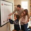 4 x AuraGlaze 2025 New Thanksgiving Word Search Poster, Thanksgiving Poster Giant 36 * 24in Wall Game with 50 Words for Families, Thanksgiving Party Decor & Holiday Activity