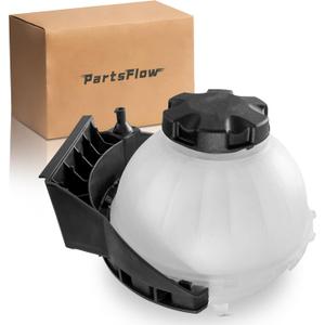 PartsFlow Coolant Reservoir Tank W/Cap Compatible With 2011-2016 BMW 320i/320i xDrive/228i/228i xDrive/328i/328i GT xDrive/328i xDrive/428i/118i/125i 17137609469 17137642158