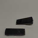 Door Stop Alarm, Door Stopper with 120DB Security Alarm, Floor Wedge Doorstop for Travel Apartment Home House (Pack of 2) (Black)