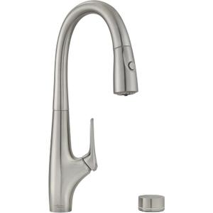 American Standard 4902330.075 Saybrook Filtered Pull-Down Kitchen Faucet Stainless Steel