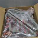 Smartor Kids Velvet Hangers 50 Pack, 14 Inch Premium Non Slip Kids Felt Hangers for Closet, Space Saving Toddler Clothes Hanger for Youth's Childrens' Clothes (Rose Gold Hook)- Grey (Gray)