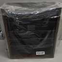 Hanging Wall File Organizer, 6 Tier Wood Wall File Holder with 2 Hooks, Mail Organizer Wall Mounted with Bottom Flat Tray, Vertical Paper Desk Storage for Office, Home, Rustic Brown