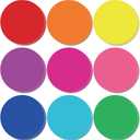Geyee 108 Pcs Circle Cutouts Paper Bulletin Board Decorations Assorted Color Round Die Cut for Classroom Decor Teachers DIY Craft Office School Chalkboard Wall Decor(3.5 Inch)