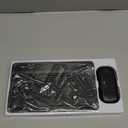 Rechargeable Bluetooth Keyboard and Mouse Combo, Universal Ultra-Slim Wireless Keyboard Mouse Set for Android Windows iPad iPhone Samsung Tablet Portable Compact Keyboard Set (Black)