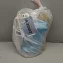 Renaiss Ombre Blackout Curtains Gradient Teal Thermal Insulated Room Darkening Window Drapes Aqua Light Blocking Noise Reduce Grommet Window Treatments for Bedroom Living Room 42x63 Inches x 2 Panels