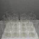 12 Pack Glass Cylinder Vases for Flower 12 Inch Tall Clear Centerpieces Bulk Vase Hurricane Floating Candle Holder for Table Home Decor Wedding Holiday Floral Shelf Party Dining Decoration