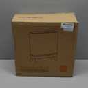 Bathroom Trash Can with Lid, Vacuum Adsorption Small Garbage Can 3.2 Gallon Press Top Lid Trash Bin with Legs Waterproof Waste Basket for Bathroom Bedroom Office Home RV (White)