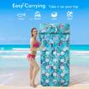 Stonful 2 Pack Inflatable Pool Float Mat, Giant Pool Floats Adult Size with Headrest, Lake Float Raft Water Lounger, Multi-Purpose Swimming Pool Floats for Pool Party, Summertime Beach, Outdoor, 75"L x 34"W