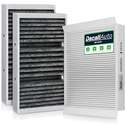 Cabin Air Filter Set Fits for Mercedes 2016-2019 GLE400 GLE350 GLE550e GLE43/GLE63 AMG; 2012-2015 ML350; 2017-2019 GLS450 GLS550; 2013-2016 GL450 GL550 GL63; Replace 1668300318 1668300218