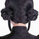 Purple Black Double Braid Wig Anime Cosplay Wigs for Girls Halloween Costume Wig