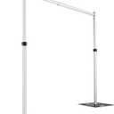 Heavy Duty Backdrop Stand, 10x10ft Pipe and Drape Stand Kit, Adjustable Arch Backdrop Stand, Back Drop Stand for Party Event, Trade Shows & Wedding Decor