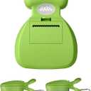 KALLAK Portable Dog Pooper Scooper, Hands Held Pet Poop Picker Upper Integrated Bag Dispenser with 2 Rolls Waste Bag for Walks, Travel, Camping