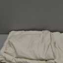 Beige Duvet Cover King Size, Seersucker 3 Pieces Bedding Set, Includes 1 Duvet Cover 106x96 Inches and 2 Pillowcases 20x36 Inches