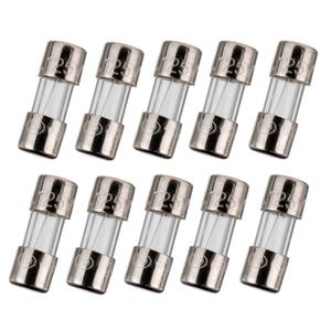 BOJACK Mini Fuse 3.6x10 mm 2.5 A 2.5 amp 125 V 125 Volt 0.14x0.39 Inch F2.5AL125V Fast Blow Glass Fuses (Pack of 10)