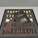 Chessnut Air Electronic Chess Board with AI Handcrafted Wooden Board, LED Indicators, Adaptive Difficulty, Full Piece Recognition Play Online on Major Chess Platforms, 33*33*1.8cm