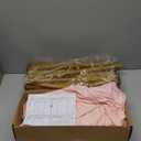 Wokceer 7.2 FT Wedding Arch Stand and Arch Cover, Metal Arch Backdrop Stand with Arch Stand Cover for Birthday Party Wedding Ceremony Bridal Baby Shower Event Decor, Pale Pink