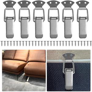 6 Pack Sectional Couch Connector with Screws,Sectional Sofa Connector BracketSofa ClipsSectional Furniture Connectors