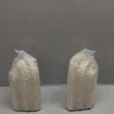 Book Ends for Heavy Books, Decorative Bookends for Shelves, Durable Book Holder & Shelf Decor, Non-Slip Book Stopper, Office Bookshelf Organizer (Set of 2)