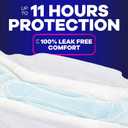 Always Maxi Overnight Feminine Pads with Wings for Women, Size 5, Extra Heavy Overnight Absorbency, Unscented, Up to 100% Leak-Free Protection, 52 Count