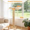 54" Tall Cat Scratching Post with Window Perch