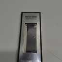 Genuine Leather Watch 8 Band for Men Compatible with Samsung Galaxy Watch 8 40mm 44mm/ 8 Classic 46mm, Magnetic Buckle Design Breathable Adjustable Wristbands Replacement Strap (A2-Black)