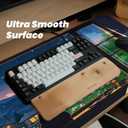 2 x Black Cat Perched on a Windowsill Gaming Mouse Pad with Non-Slip Rubber Base, Large Kawaii Anime Mousepad with Stitched Edges, Long Keyboard Mat for Laptop and Mouse, 31.5 x 11.8 inches