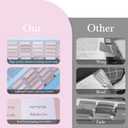 2 x XKDOUS Pink Bible Tabs with Stickers, Laminated Gold Font Large Print Bible Tabs for Women Men, Bible Index Tabs, Bible Book Tabs, Bible tabs for Study Bible (Ballet Pink)