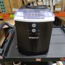 Igloo Electric Countertop Ice Maker Machine - Automatic and Portable - 33 Pounds in 24 Hours - Ice Cube Maker - Ice Scoop and Basket - Ideal for Iced Coffee and Cocktails - Black