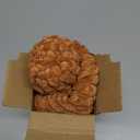 Kevin Textile Fall Decorative Pillow Covers Set of 2 Striped Plush Corduroy Pillows Pillowcases Boho Home Decor Cushion Covers for Couch Sofa Bed Living Room 18x18 Inch, Burnt Orange